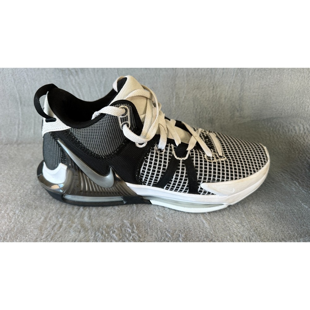 Nike LeBron Witness 7 Basketball Shoes Men's Size 9.5 Black White DM1123-100 - Picture 4 of 10